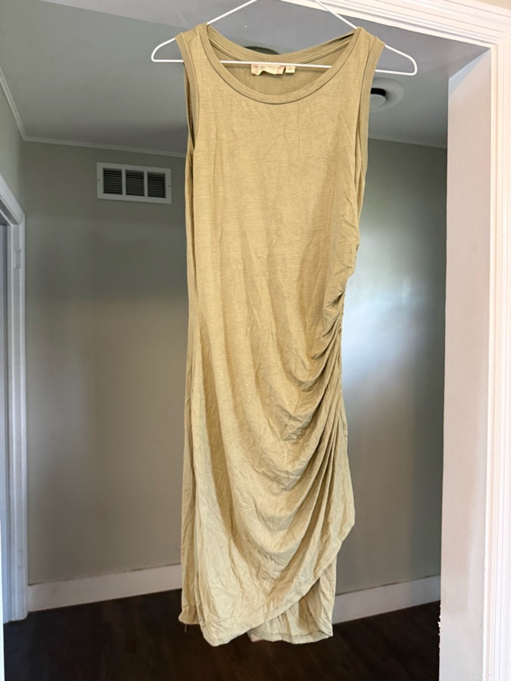 Altar'd State Olive Green Sleeveless T-Shirt Dress Small SOFT